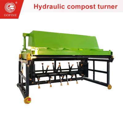 China Hydraulic Lift Compost Mixer For Sustainable Organic Fertilizer Production for sale