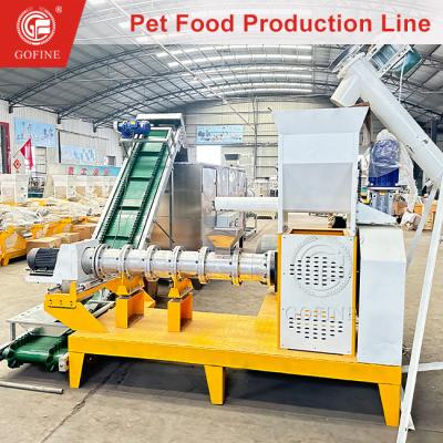 China Multifunktionale Hundefutter-Extruder-Produktionslinie für Tierfutter zu verkaufen