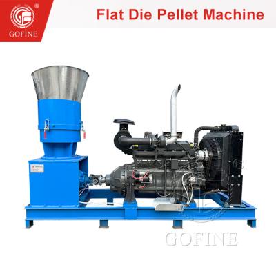 China Large Output Diesel Ring Flat Die Pellet Processing Machine for sale