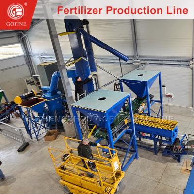 China Equipo de producción de fertilizantes compactos de cloruro de calcio de 2 a 5 toneladas/h en venta