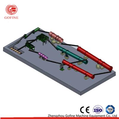 China De Productie-installatie van de hoge Capaciteitsnpk Meststof, Organische Meststoffenproductielijn Te koop