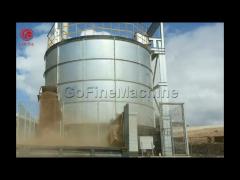 7000mm Height Compost Fertilizer Production , Organic Fertilizer Fermentation Tank