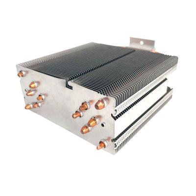 China CNC Skived Fin Heat Sink Prozess Skiving Kupferrohr Heizkessel zu verkaufen