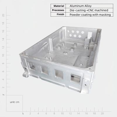 China starke korrosionsbeständige Aluminium-Gießgehäuse in Silber zu verkaufen