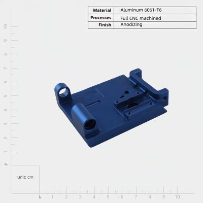 China CNC-bewerkte onderdelen voor elektronische apparatuur van geanodiseerde aluminiumlegeringen van precisie Te koop