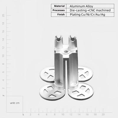 China OEM ODM Die Cast Aluminum Parts CNC Machining Aluminum Alloy Customizable Design Options for sale