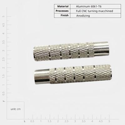 China Knurled Handles And Knobs Aluminum Alloy Blind Hole Hand Nuts with Swivel Insert Nut zu verkaufen