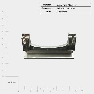 China Customized CNC Machining Parts Commercial Aluminum Front Panel Excellent Impact Resistance And Corrosion Resistance for sale