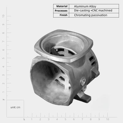 China High Production Efficiency Aluminium Die Casting Housing Zinc Alloy Die Casting Parts For Electronic Devices zu verkaufen