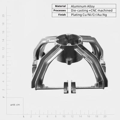 Κίνα Customization Alloy Pressure Die Casting Bracket Mold Aluminum Die Casting Auto Parts προς πώληση