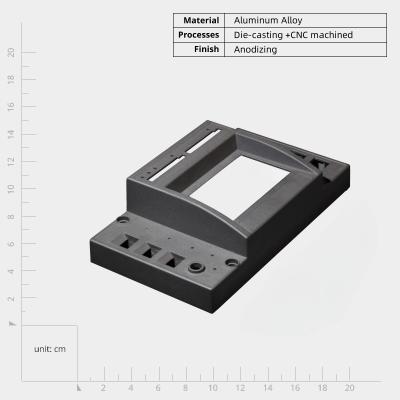 China Lightweight And Waterproof Aluminium Die Casting Sheet Metal Enclosure Housing Case Shell Box Parts Fabrication for sale