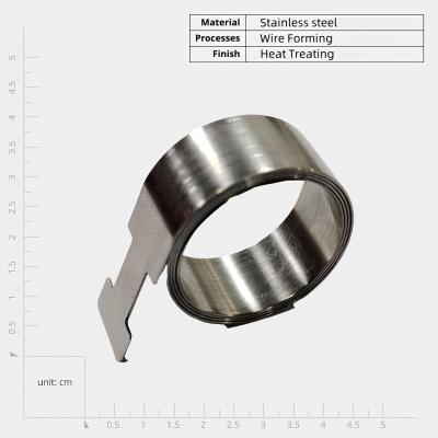 Κίνα Custom Metal Flat Torsion Fan Spring Constant Force Compression Spring Retractable Clock Springs Manufacturer προς πώληση