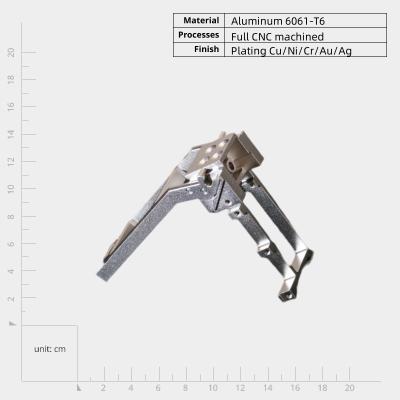 Κίνα Customized Precision Metal Assembled Structural Components Industrial Grade Aluminium Die Casting  with Plating nickel προς πώληση