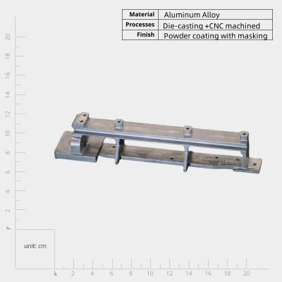 China Oem Metal Fabricating Services Dustproof Affordable Aluminium Bracket Parts For Harsh Environments for sale