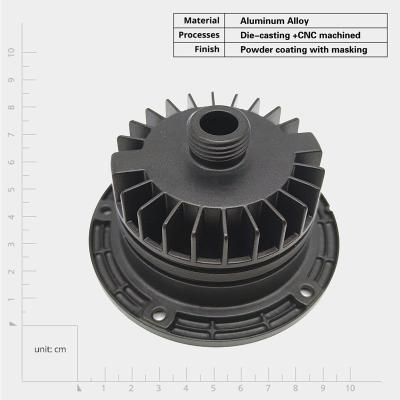 China Excellent Corrosion Resistance Die Cast Aluminum Heat Sink Housing For In Electronic Devices Te koop