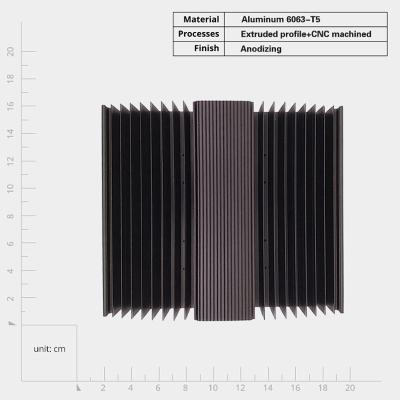 China Anodized Industrial Aluminum Heatsink For Long-lasting Thermal Performance Enhancement en venta