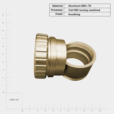 China OEM Precision Machined Precious Metal Parts CNC Machining Milling Turning Components à venda