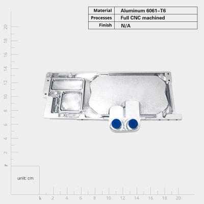 中国 Aluminum Cold Plate Heat Sink With Conduction Heat Dissipation And Mounting Options 販売のため