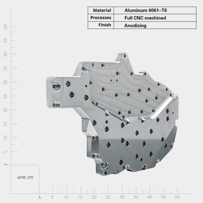 China High Durability Corrosion Resistant Anodized Aluminum Front Panel CNC Prototyping for Electronics for sale