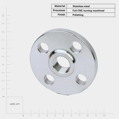 China Custom Made F304 304L 310H 316 Stainless Steel Puddle Flange DN65 PN16 904L Polishing à venda