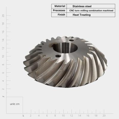 China Customized External Cast Gear Pinion And Spiral Bevel Gear For Electric Cars à venda