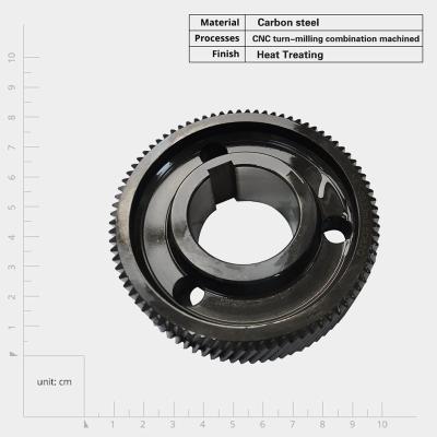 China Custom Steel Gear Pinion Transmission Spur Helical Gear for Processing Machines CNC Milling Machine à venda