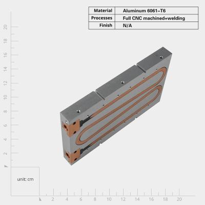 China Aluminum Liquid Cold Plate Perfect for Heat Dissipation in Various Electronic Devices Te koop