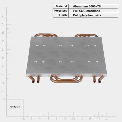 Chine Screw Mounted Aluminum Liquid Cooling Cold Plate Heat Sink For Extreme Temperature Control à vendre