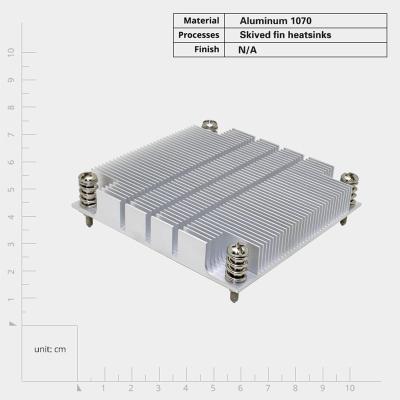 China High Power Server CPU Heat Sink with Skived Fin Design and Low Thermal Resistance zu verkaufen