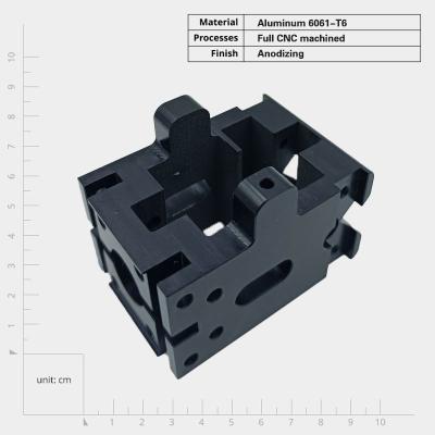 China Präzisions-Aluminium-CNC-Bearbeitungsteile mit einer Toleranz von +/- 0,001 mm zu verkaufen