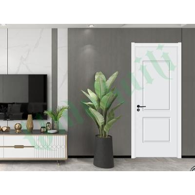 China Classy Design Home Interior Door PVC Laminated Or UV Painted WPC Flush Door Panel for sale