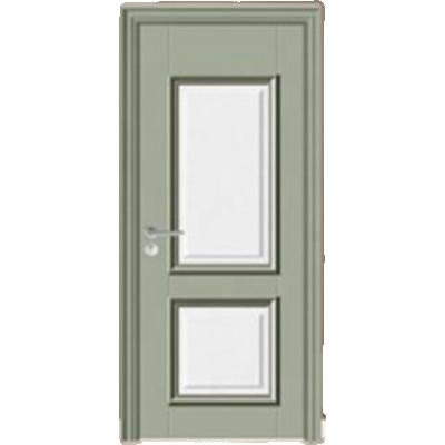 China modern professional manufactured wpc door factory with veneer fire resistant wpc pvc glass door panel for sale