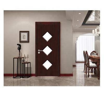 China Modern WPC Glass Door with High Quality and Cheap Price for sale