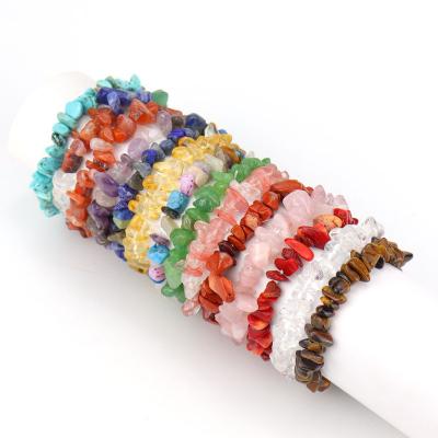 China FASHIONABLE ladies natural crystal stone bracelet factory direct sale Chinese style craft exquisite weaving bracelet for sale