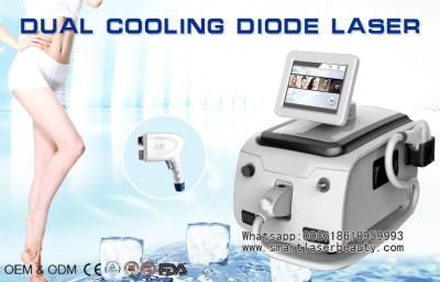 China Multi Cooling 808nm Diode Laser Hair Removal Machine For Unwanted Hair Removal for sale