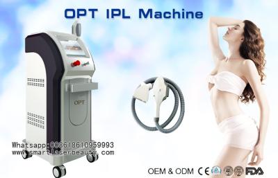 China Pain-free SHR IPL Hair Removal Machine Without Gel / Vertical E-light IPL RF Hair Removal for sale