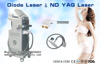 Cina rimozione del tatuaggio del laser del ND macchina/1064nm YAG di depilazione del laser a diodi 808nm in vendita