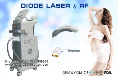 Cina Macchina di depilazione del laser a diodi, attrezzatura bipolare di bellezza di rf per il rafforzamento della pelle in vendita