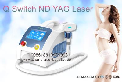 China Q Switched ND YAG Laser Tattoo Removal Machine , 1320nm Laser For Carbon Peeling for sale