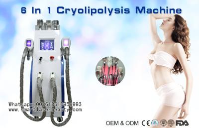 China Multifunction Cryolipolysis Slimming Machine With Cavitation / Radio Frequency / Lipo Laser for sale