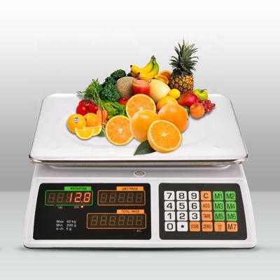 China Philippines Digital Weight Scale 40kg Electronic Weight Price Scale / Valuation Price Computing Scale for sale