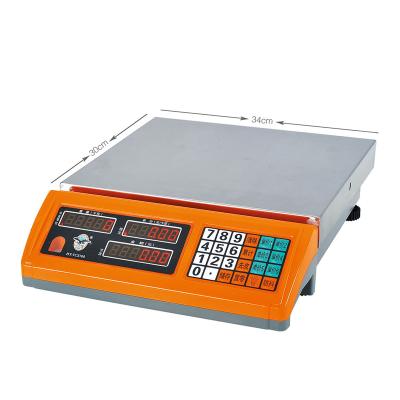 China Rating Scale 60kg electronic price platform tcs TCS-700 price computing scale with big plate for sale