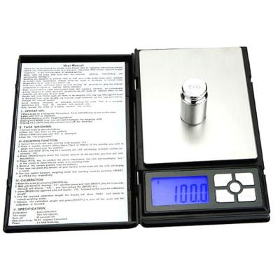 China Accurate Weight Function 0.01g High Accuracy Digital Notebook Pocket Scale for sale