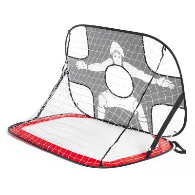 China Foldable Oxford Cloth Soccer Goal 2 In 1 Customizable Portable Football Mini Goal Post Target Mini Portable Soccer Goal Auto Football for sale