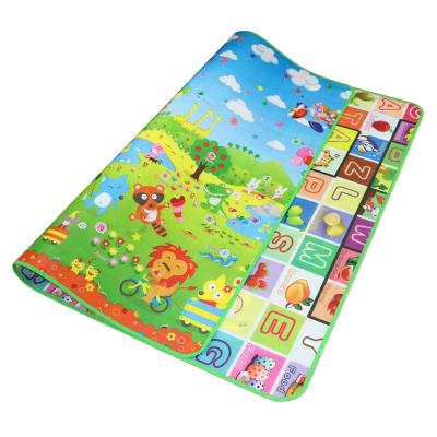 China Educational Folding Rolling Baby Mat Cartoon EPE Foam Mat Toy EPE Playmat Mat Playmat Baby Play Mat Crawling For Picnic Camping for sale