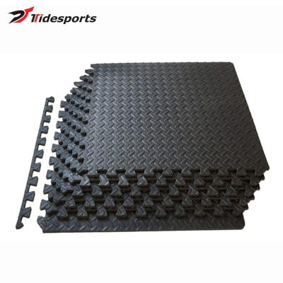 China 60*60cm Anti-Slip Sheets Pattern Interlocking EVA Foam Gym Fitness Workout Flooring Mat Exercise Mat For Home Gym Flooring for sale