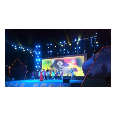 China Outdoor P4 Outdoor High Resolution Full Color Rental Backstage Backdrop Large LED Video Wall / Display / Screen for sale