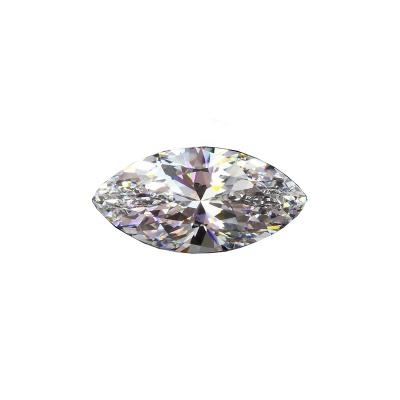 China Color Brilliant Or Fire Jewelry 7*14mm CZ Marquis Shape White Zircon for sale