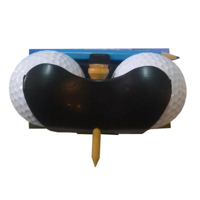 China golf ball case in mini cart carry 2 balls and2 pits in an easily accessible location, smart golf cart clips on belt or belt cm for sale