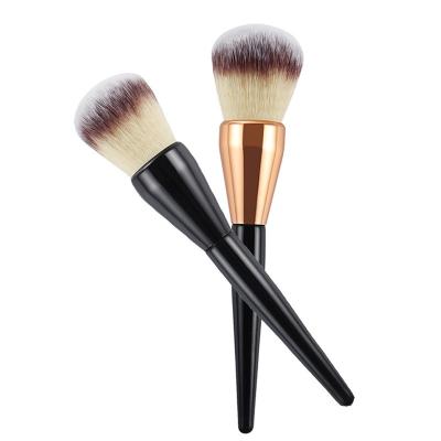 China Powder Makeup Brush JDK Big Size Black Wooden Handle Single Makeup Brush for Blush Cosmetic Tool for sale